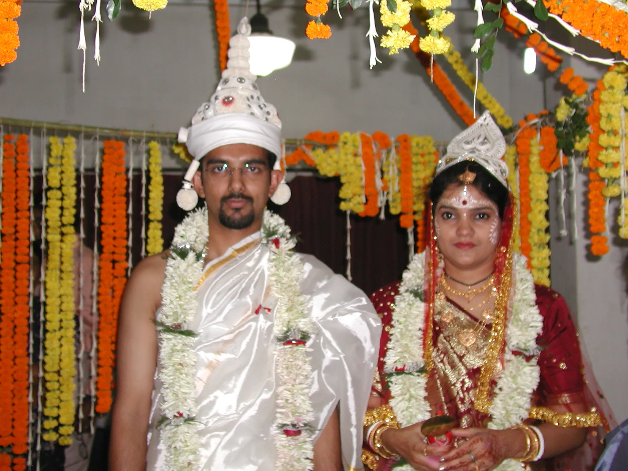 A traditional bengali wedding picture