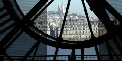 Looking at Montmartre from Musee dOrsay