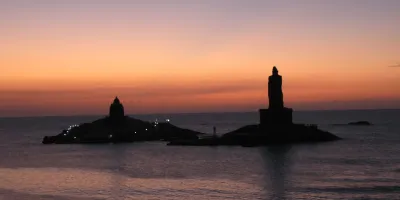 Sunrise at Kanyakumari