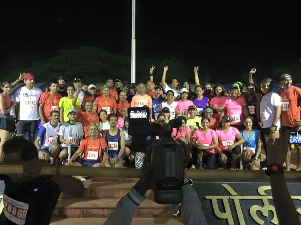 Group photo at the ground