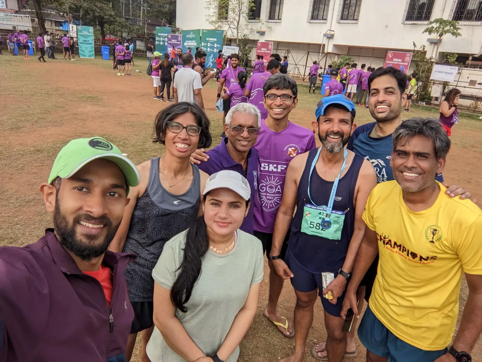 Shilpa, Sapna, Avi, Brijesh, Sudhi, Sandeep, Dinesh and me