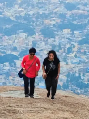 We had to attempt twice as first time we went there late and not enough time to complete the trek. One of the most challenging trek around Bangalore