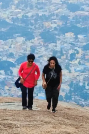We had to attempt twice as first time we went there late and not enough time to complete the trek. One of the most challenging trek around Bangalore