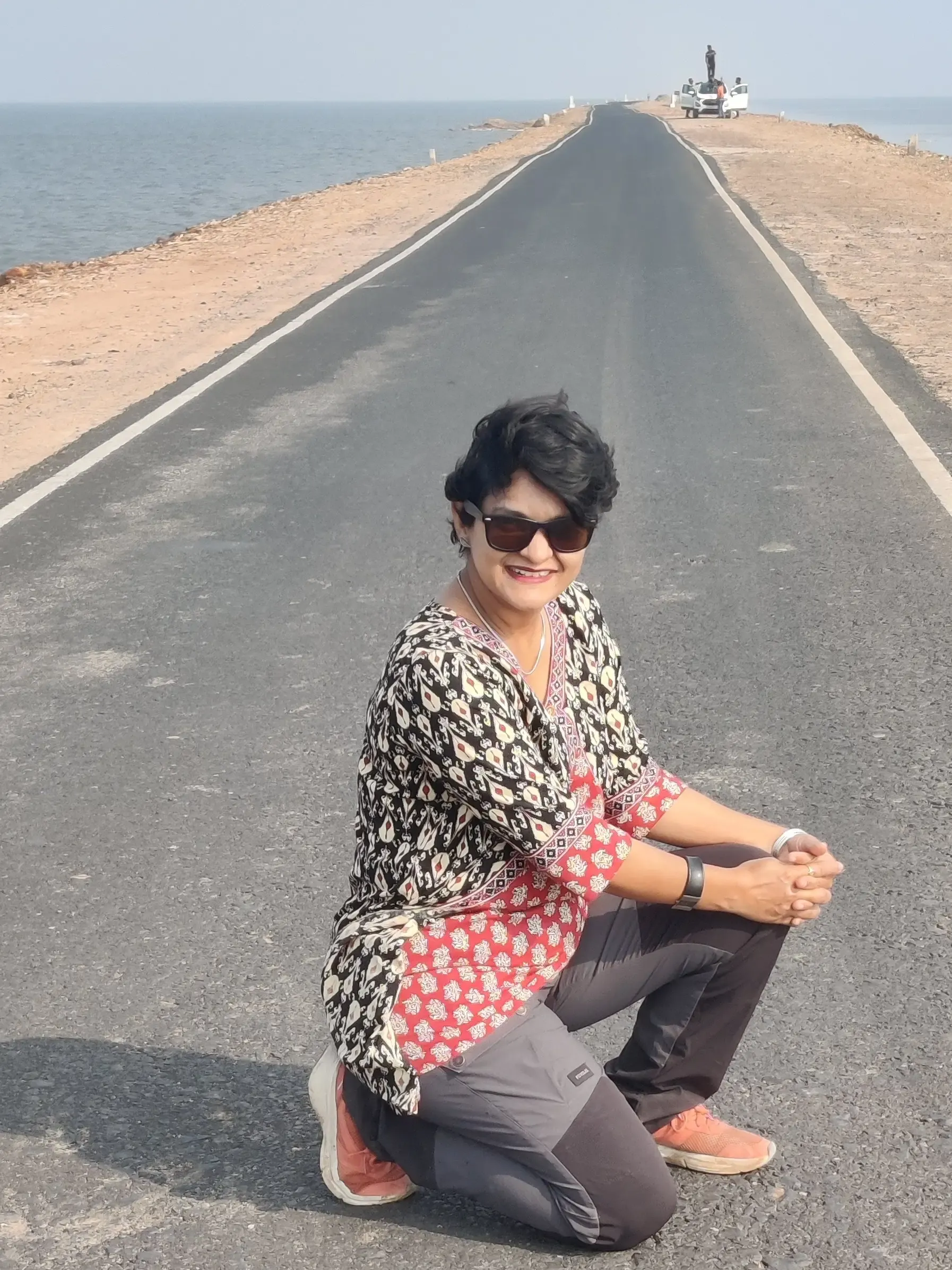 A scenic 30-kilometer stretch of road that traverses the Great Rann of Kutch
