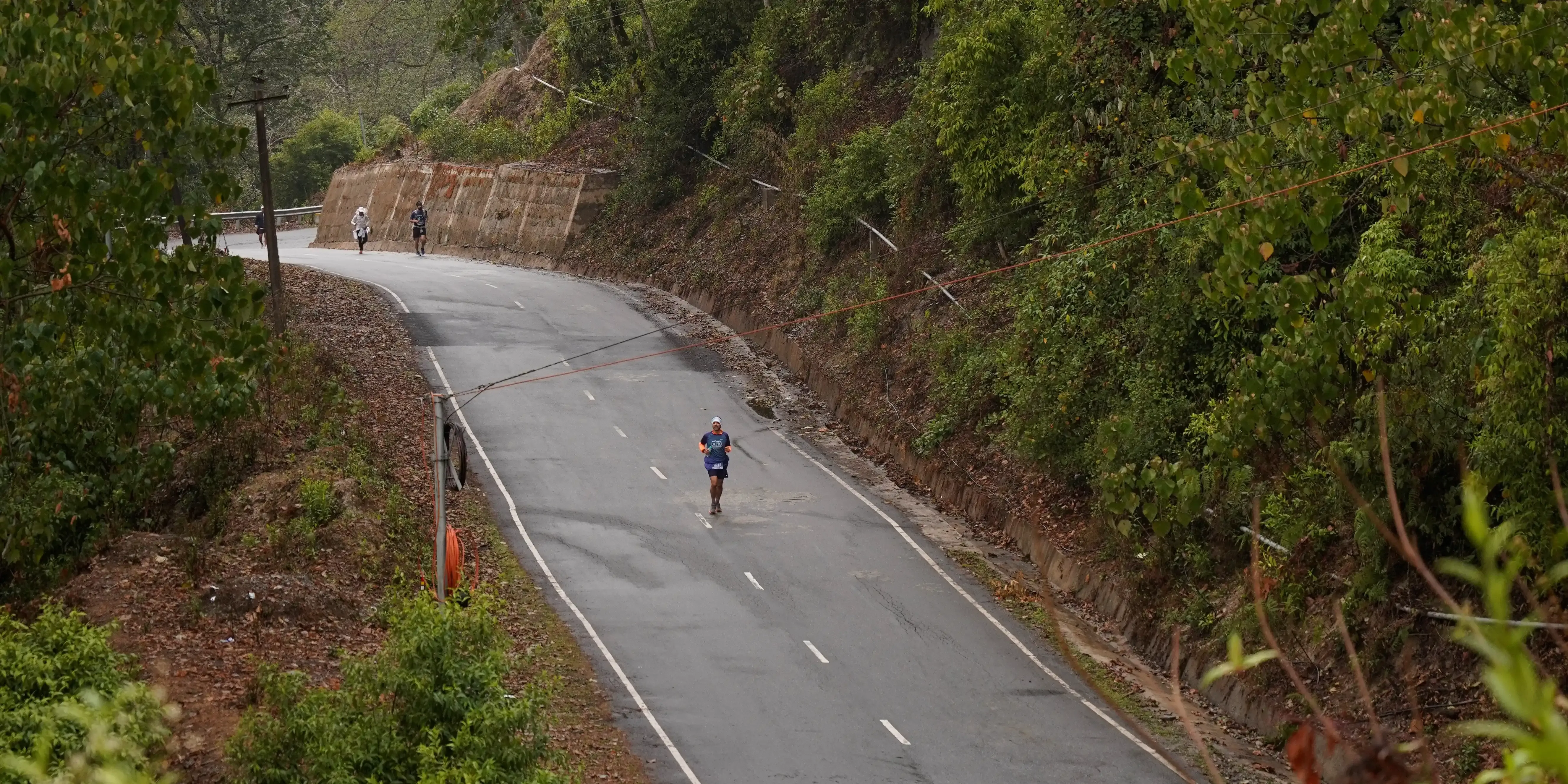 Running in Kalimpong Ultra amidst rain and cold weather