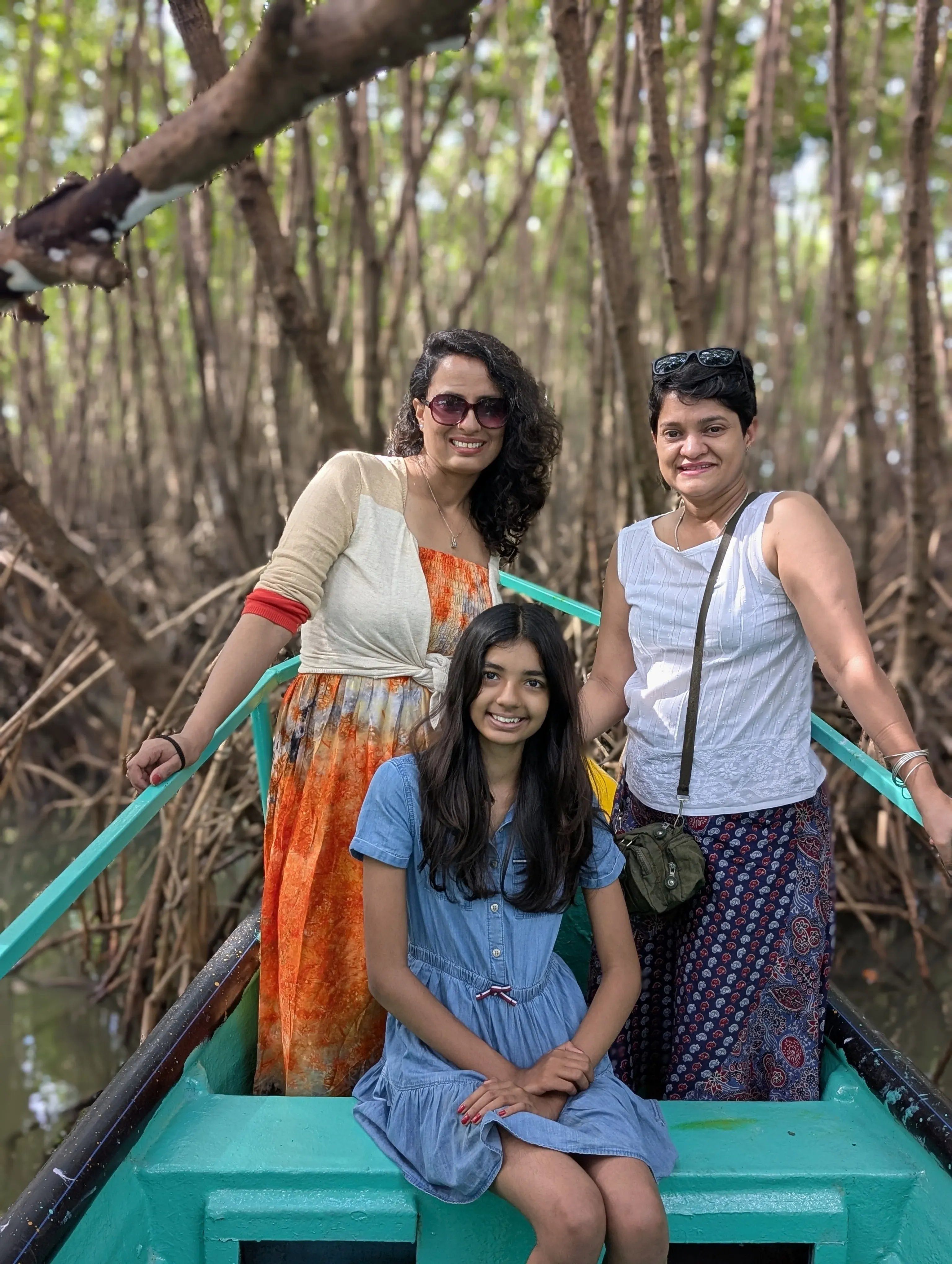 Anya with her Mom and Aunt