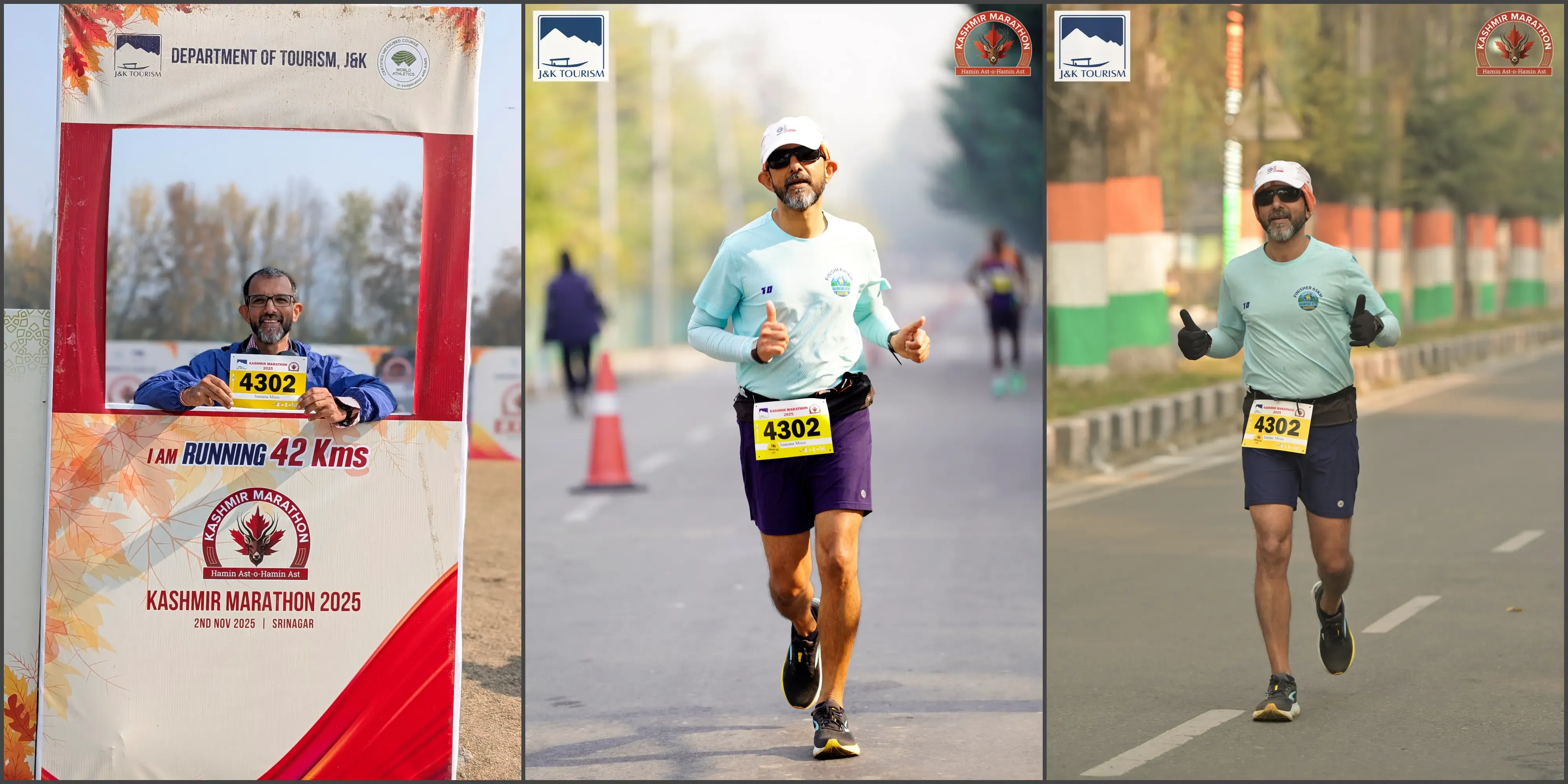 Bib Collection and Running Kashmir