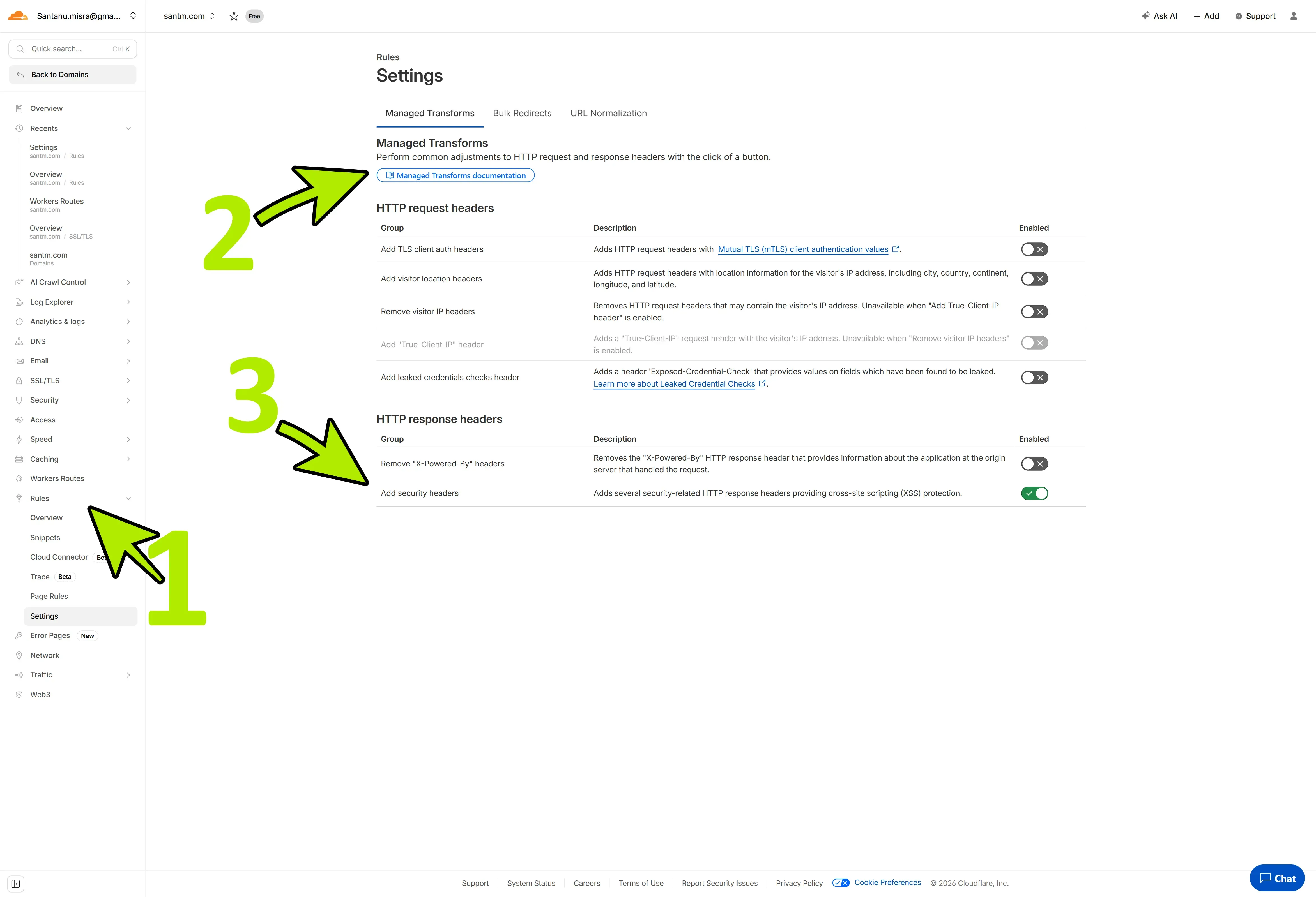 Started working with the rules