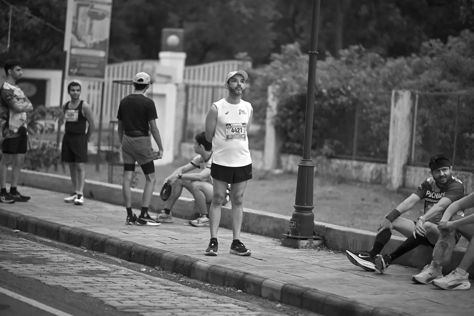 When they are going to start the race ... the doom look