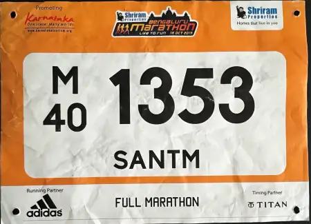 Bangalore Marathon in the initial days the course was a complete 42K without any loop. Traffic used to be a pain as there is no alternative route for general traffic.