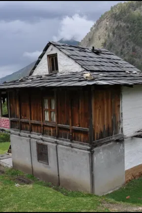 a simple village house