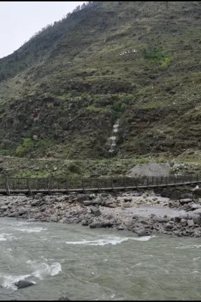 hanging river on sutlej river