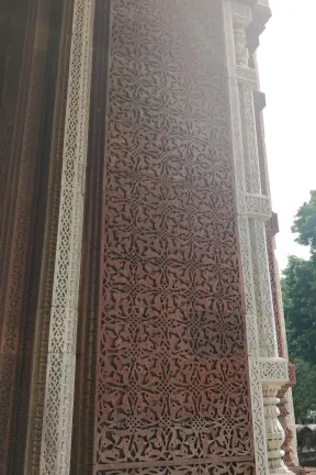 intricate work on walls