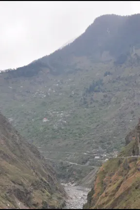 mountains and road