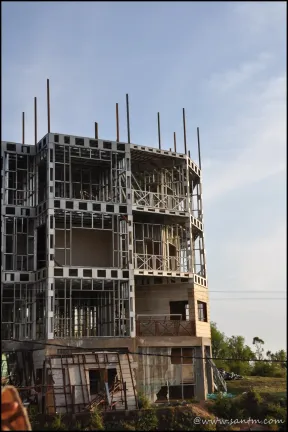 quick construction on hill
