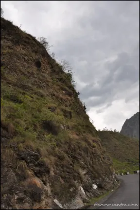 road and mountain