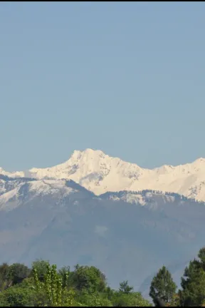 wow snow blue sky